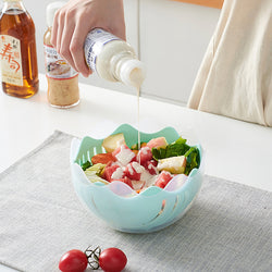 Fruit salad cutting bowl