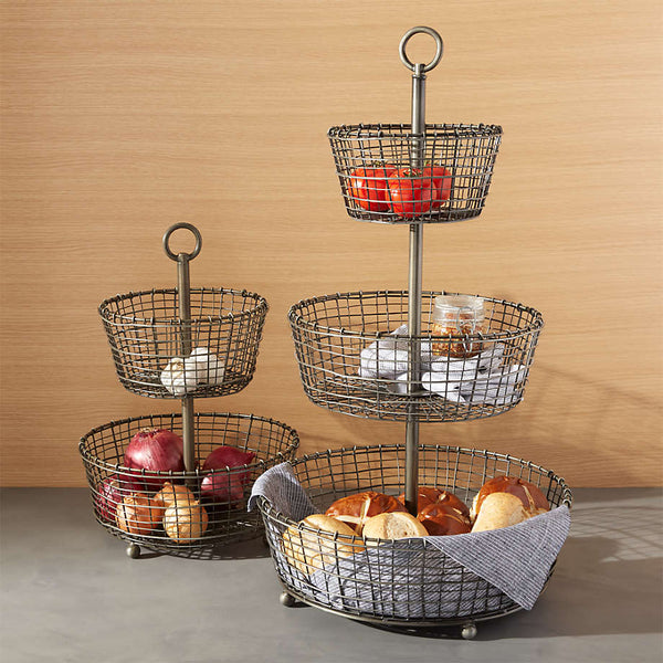 Bendt Tiered Iron Fruit Baskets